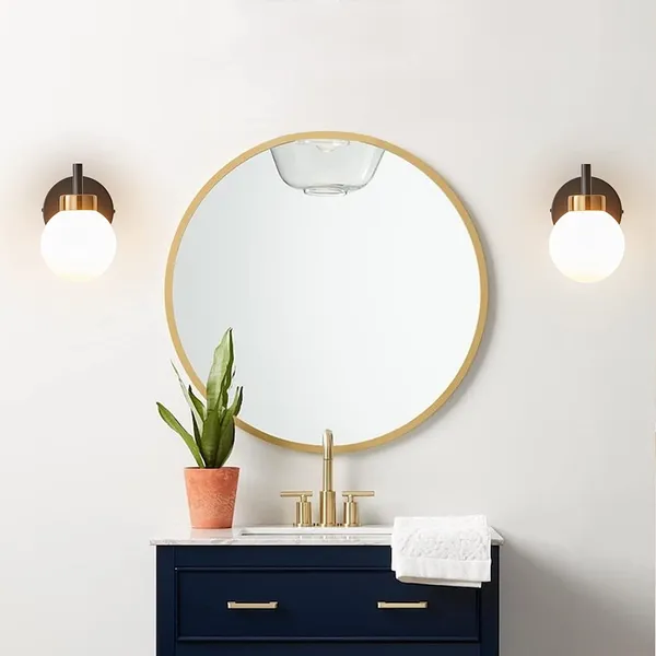 Black_&_White_Metal_Wall_Light_For_Living_Room_Modern/Wall_Lamps_For_Bedroom/For_Living_Room/Wall_Lights_For_Home_Decoration/Bedside_Wall_Lamp/Wall_Lamp_Light_(Dome_Glass_(&_),_Without_Bulb)