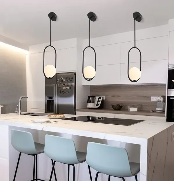 Black_Modern_Capsule_Shape_Hanging_Pendant_Light,_Moon_Glass_Shade_Minimalist_Elegant_Ceiling_Fixture_For_Kitchen_Island,_Dining_Room,_Bedroom_Adjustable_Height_(With_Bulb)