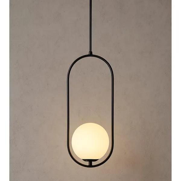 Black_Modern_Capsule_Shape_Hanging_Pendant_Light,_Moon_Glass_Shade_Minimalist_Elegant_Ceiling_Fixture_For_Kitchen_Island,_Dining_Room,_Bedroom_Adjustable_Height_(With_Bulb)