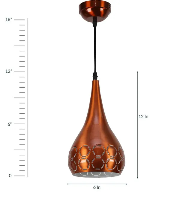 Brown_Copper_Hanging_Lights_For_Living_Room/Lights_For_Ceiling/Hanging_Lamps_For_Home_Decoration/Decorative_Hanging_Lights,Metal_(Balloon_Copper,_Without_Bulb)