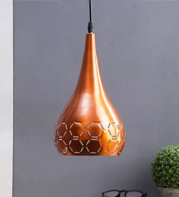 Brown_Copper_Hanging_Lights_For_Living_Room/Lights_For_Ceiling/Hanging_Lamps_For_Home_Decoration/Decorative_Hanging_Lights,Metal_(Balloon_Copper,_Without_Bulb)