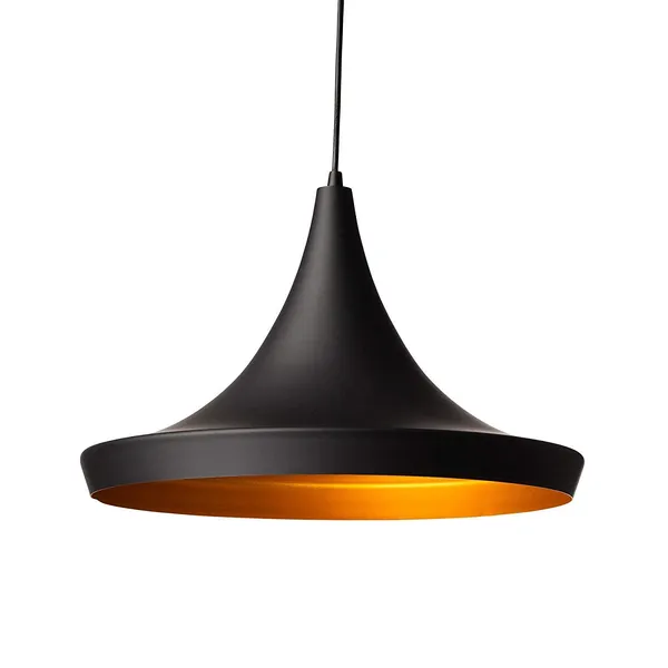 Black_Hanging_Lights_For_Living_Room/Lights_For_Ceiling/Hanging_Lamps_For_Home_Decoration/Decorative_Hanging_Lights,Metal_(Tulip_(Pack_Of_2),_With_Bulb)