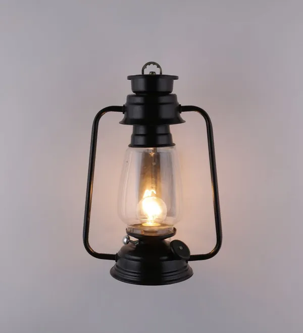 Black_Metal_Lantern_Wall_Light_Sconce_With_Glass_Shade_For_Dining,_Living_Room,_Bedroom,_Home_Decor,_Cafe_&_Restaurant_(Bulb_Not_Included)
