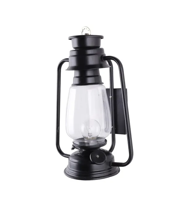 Black_Metal_Lantern_Wall_Light_Sconce_With_Glass_Shade_For_Dining,_Living_Room,_Bedroom,_Home_Decor,_Cafe_&_Restaurant_(Bulb_Not_Included)