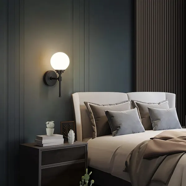 Black_Metal_Wall_Light_For_Living_Room_Modern/Wall_Lamps_For_Bedroom/For_Living_Room/Wall_Lights_For_Home_Decoration/Bedside_Wall_Lamp/Wall_Lamp_Light_(3_Step_Cut,_Without_Bulb)