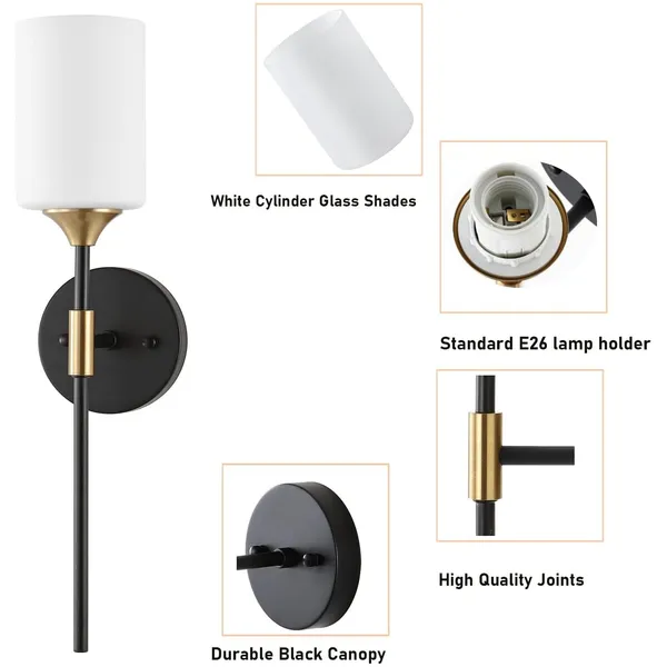 Black_&_White_Darvision_Metal_Vanity_Wall_Light/Wall_Light_For_Living_Room_Modern_For_Living_Room/Wall_Lights_For_Home_Decoration/Bedside_Wall_Lamp/Wall_Lamp_Light_(,_Without_Bulb)