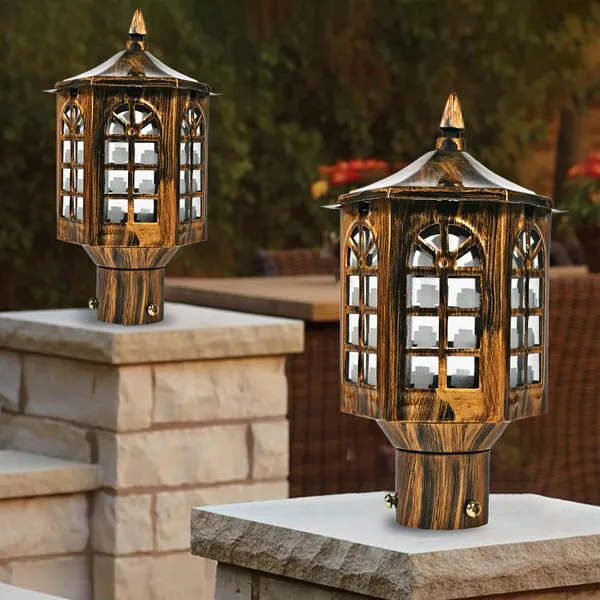 Golden_Metal_And_Glass_Gate_Light_For_Home_Waterproof_|_Gate_Lamps_For_Main_|_Outdoor_Garden_Light_|_Pillar_Lights_(Gl_513_Ga,_Pack_Of_2)_Bulb_Not_Included