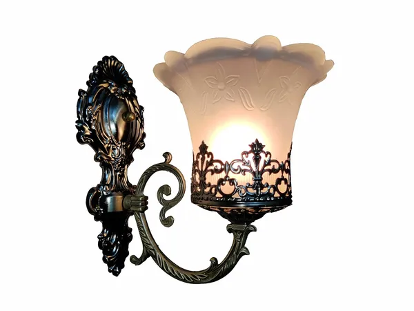 Golden_Antique_Traditional_Wall_Light_Fixture_Decorative_Sconce_With_Glass_Shade,_Classic_Lighting_Fixture_Perfect_For_Bedroom,_Living_Room,_Hallway,_Corridors,Entryways_(With_Bulb)