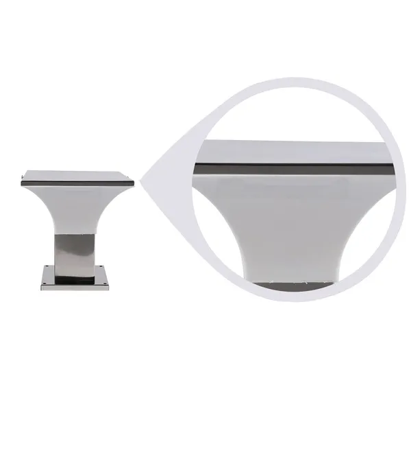 White_&_Silver_Metal_Pvc_Gate_Light_Waterproof_Outdoor_Pillar_Lamp,_Durable_Exterior_Decorative_Fixture_Light_For_Fences,_And_Entryways_For_Garden,_Patio,And_Driveway_(Without_Bulb)