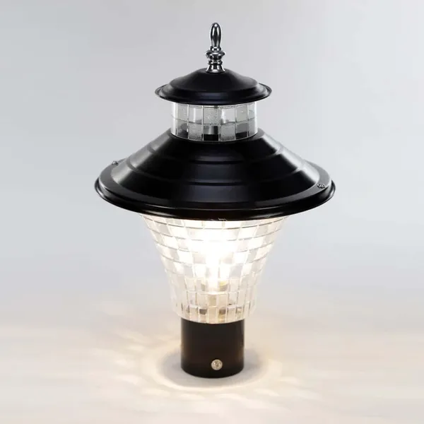 Black_Metal_And_Polycarbonate_Gate_Light_Waterproof_Pillar_Lamp_Outdoor_Decor_Garden_Lighting_Pole_Mount_Exterior_Fixture_For_Home_Entrance_Patio_Compound_Boundary_(Bulb_Not_Included)