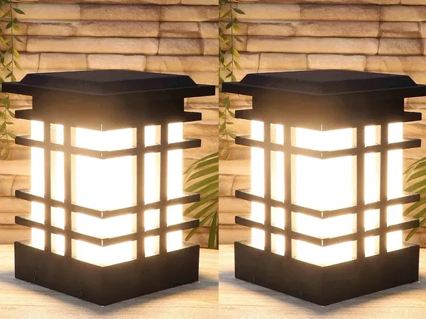 Black_Darkvision_Elegant_Outdoor_Gate_Light_For_Pillars_And_Boundaries_|_Weather-Resistant_Post_Light_For_Home_Entrance,_Garden_&_Veranda_|_Decorative_Lighting_For_Exterior_Spaces_(Without_Bulb)