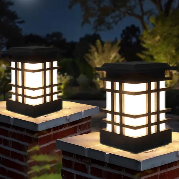 Black_Darkvision_Elegant_Outdoor_Gate_Light_For_Pillars_And_Boundaries_|_Weather-Resistant_Post_Light_For_Home_Entrance,_Garden_&_Veranda_|_Decorative_Lighting_For_Exterior_Spaces_(Without_Bulb)