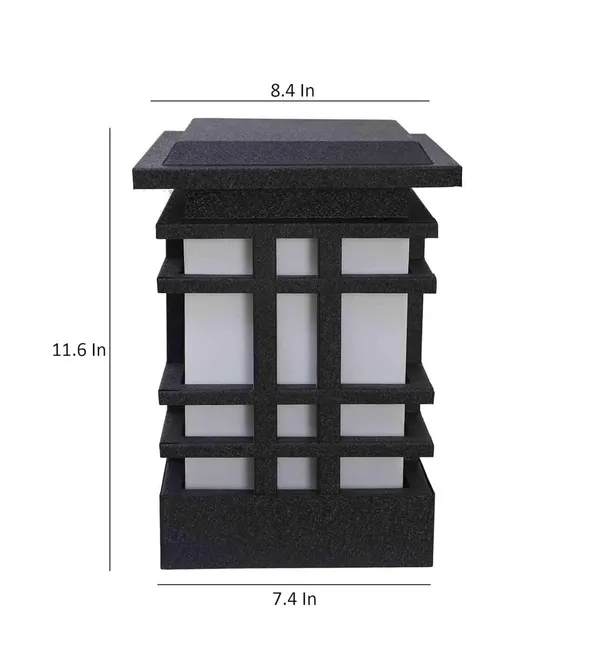 Black_Darkvision_Elegant_Outdoor_Gate_Light_For_Pillars_And_Boundaries_|_Weather-Resistant_Post_Light_For_Home_Entrance,_Garden_&_Veranda_|_Decorative_Lighting_For_Exterior_Spaces_(Without_Bulb)