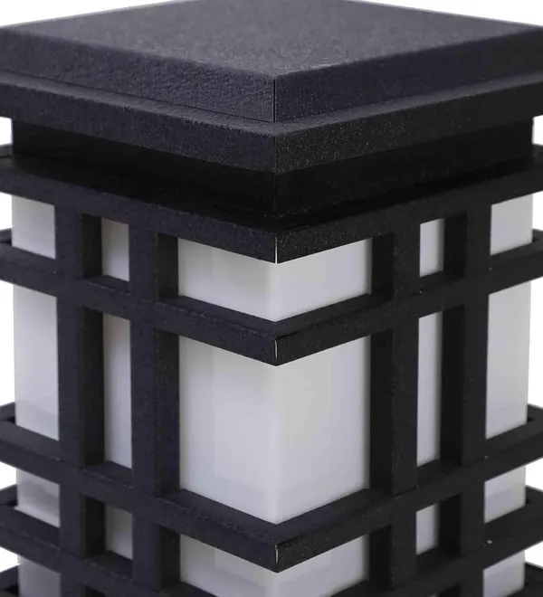 Black_Darkvision_Elegant_Outdoor_Gate_Light_For_Pillars_And_Boundaries_|_Weather-Resistant_Post_Light_For_Home_Entrance,_Garden_&_Veranda_|_Decorative_Lighting_For_Exterior_Spaces_(Without_Bulb)