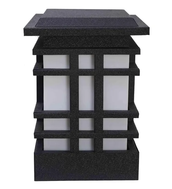 Black_Darkvision_Elegant_Outdoor_Gate_Light_For_Pillars_And_Boundaries_|_Weather-Resistant_Post_Light_For_Home_Entrance,_Garden_&_Veranda_|_Decorative_Lighting_For_Exterior_Spaces_(Without_Bulb)