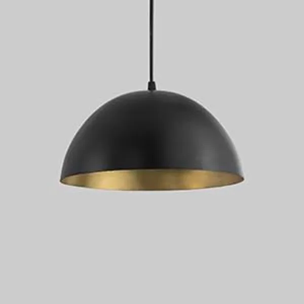 Black_&_Golden_Hanging_Lights_For_Living_Room/Pendant_Lights_For_Ceiling/Hanging_Lamps_For_Home_Decoration/Decorative_Hanging_Lights,Metal_(H/F_Round,_With_Bulb)