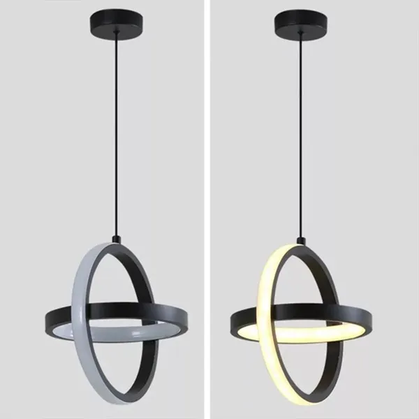 Black_Contemporary_Led_Pendant_Hanging_Light_Adjustable_Height,_Plastic_Unique_Interlocking_Design_Ideal_For_Kitchen,_Bedroom,_Dining_Room_And_Home_Decoration