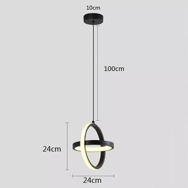 Black_Contemporary_Led_Pendant_Hanging_Light_Adjustable_Height,_Plastic_Unique_Interlocking_Design_Ideal_For_Kitchen,_Bedroom,_Dining_Room_And_Home_Decoration