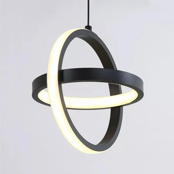 Black_Contemporary_Led_Pendant_Hanging_Light_Adjustable_Height,_Plastic_Unique_Interlocking_Design_Ideal_For_Kitchen,_Bedroom,_Dining_Room_And_Home_Decoration