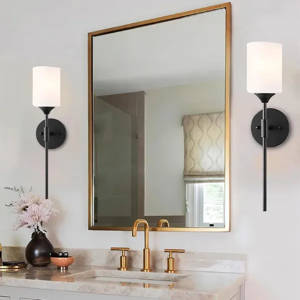 Black_Modern_Metal_Indoor_Wall_Lamp_With_Frosted_Glass_Shade_Set_Of_2_Minimalist_Wall_Sconce_Decorative_Lighting_Fixture_Ideal_For_Bedroom,_Living_Room,_Balcony,_And_Home_(Without_Bulb)