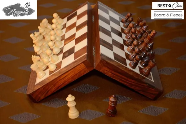 Maple_wood_12_Inch_Wooden_Handcrafted_Magnetic_Foldable_Chess_Board_Set_With_FREE_EXTRA_QUEENS