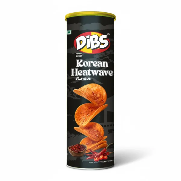 Dibs_Potato_Chips_-_Combo_of_4_(Korean_Heatwave_x_2,_Salt_&_Vinegar_x_2)_Thin_Crunchy_Crispy_Snack_|_(4_x_102_G)