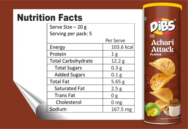 Dibs_Potato_Chips_-_Combo_of_4_(Salt_&_Vinegar_x_2,_Pudina_Punch_x_1,_Achari_Attack_x_1)_Thin_Crunchy_Crispy_Snack_|_(4_x_102_G)