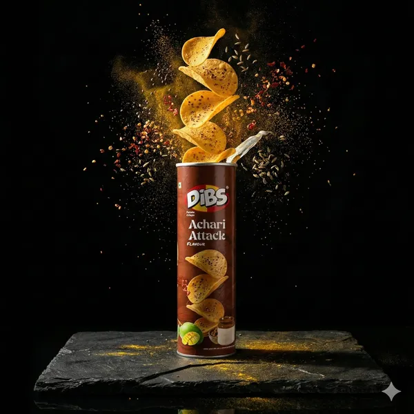 Dibs_Potato_Chips_-_Achari_Attack,_Thin_Crunchy_Crispy_Snack,_Combo_of_4,_102g_Each_(4_x_102g)