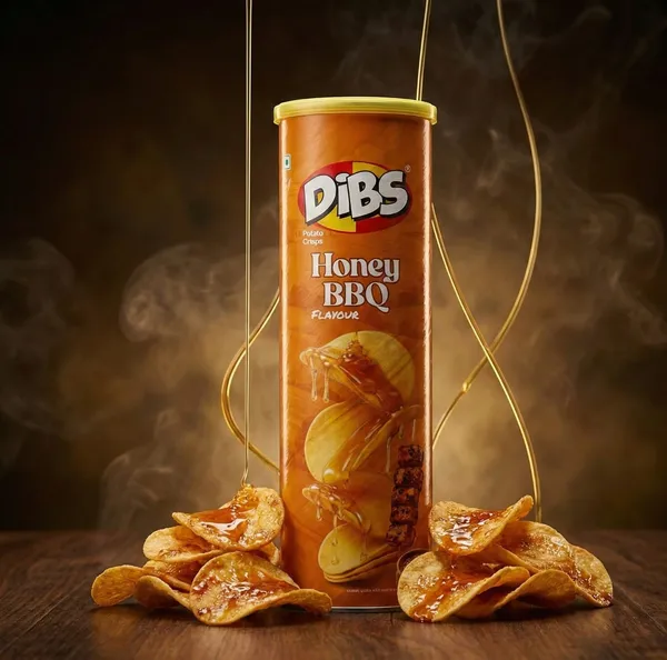 Dibs_Potato_Chips_-_Honey_BBQ_Flavor,_Thin_Crunchy_Crispy_Snack,_Combo_of_4,_Chips_in_a_Can_(4_x_102_G)