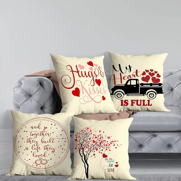 Valentines_Special_Set_Of_4_Cushions_With_Fillers_(Multicolor,_12_Inch_X_12_Inch)