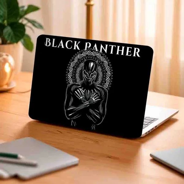 Fierce_Black_Panther_Printed_Laptop_Full-Body_Marvel_Skin