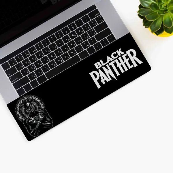 Fierce_Black_Panther_Printed_Laptop_Full-Body_Marvel_Skin