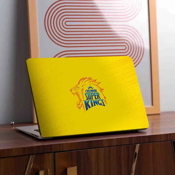 Chennai_Super_Kings_Printed_Laptop_Skin
