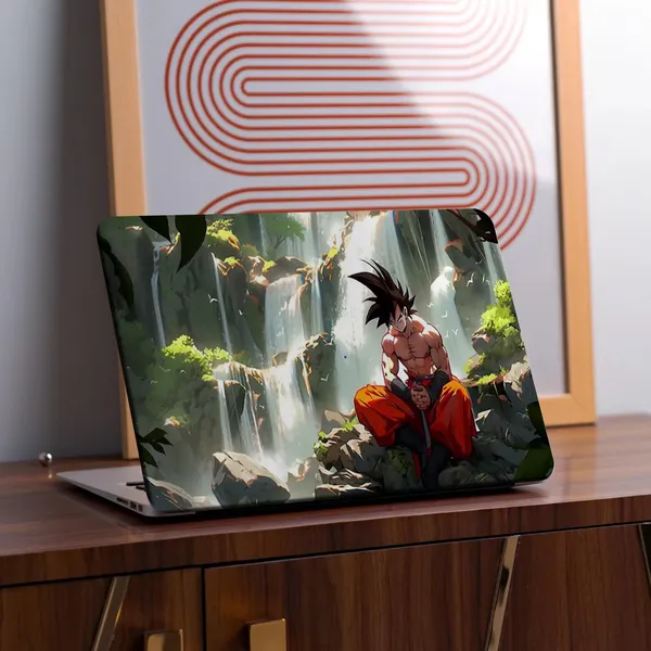 Epic_Goku_Printed_Laptop_Skin_Dynamic_Anime_Power_Wrap