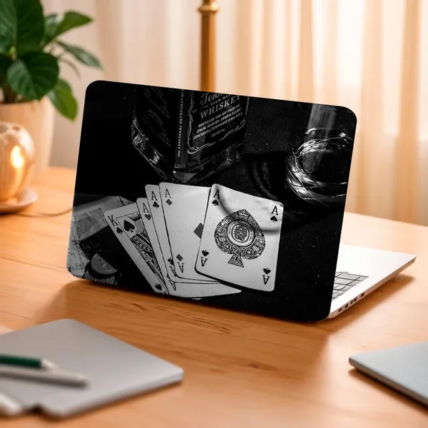 Bold_Playing_Card_Printed_Laptop_Skin_Striking_Matte_Design
