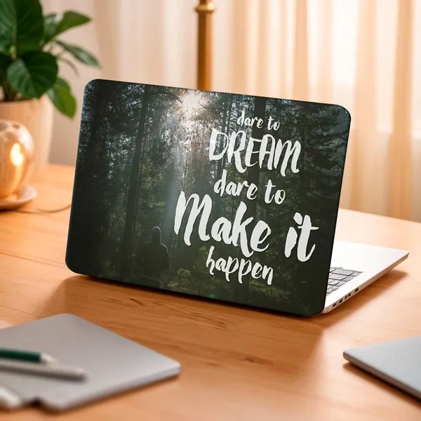 Inspiring_Dare_To_Dream_Printed_Laptop_Skin_Premium_Vinyl