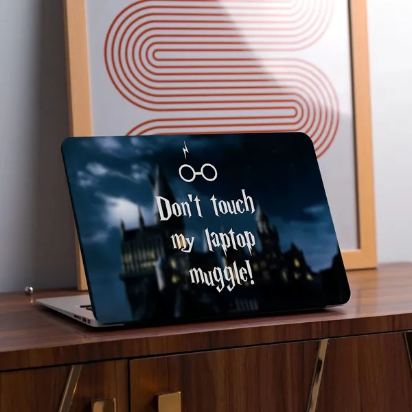 Bold_Wizard_Quote_Printed_Laptop_Skin_Magical_Protection