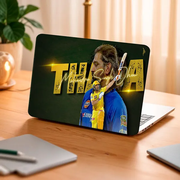 MSD_Thala_Printed_Laptop_Skin