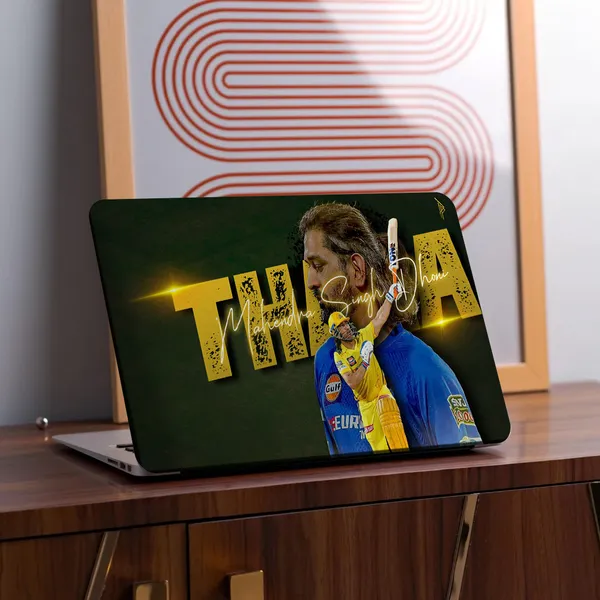 MSD_Thala_Printed_Laptop_Skin