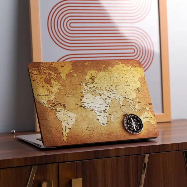 Vintage_Charm_Antique_Printed_Laptop_Skin_Classic_Design