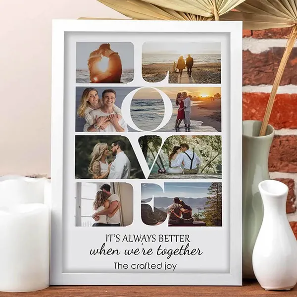 White_Personalized_Love_Photo_Collage_Frame_Romantic_Gift_For_Couples_&_Anniversaries_(9.5X12.5_Inch)