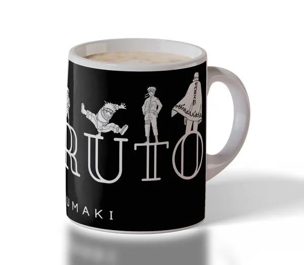 White_Bold_Naruto_Title_Coffee_Mug_Premium_Anime_Ceramic_For_True_Fans