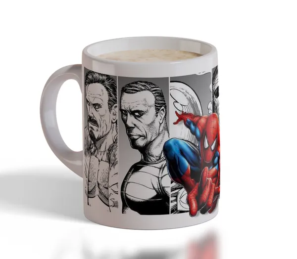 White_Bold_Anime_Spider_man_Coffee_Mug_Premium_Superhero_Ceramic_For_Marvel_Fans