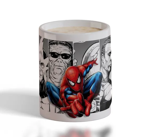 White_Bold_Anime_Spider_man_Coffee_Mug_Premium_Superhero_Ceramic_For_Marvel_Fans