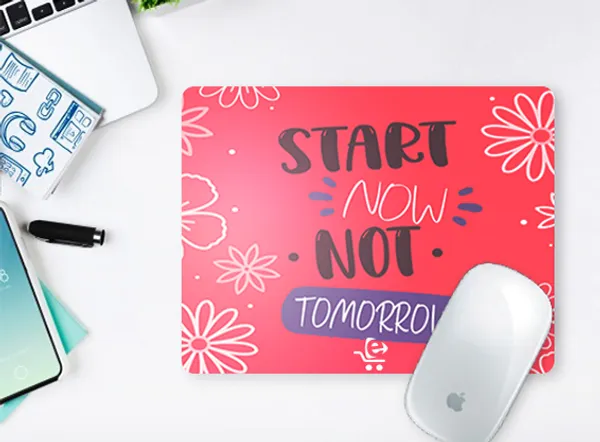 Motivational_Quote_Start_Now_Not_Tomorrow_Printed_Mouse-Pad_For_Desktop|_Anti_Slip_Mouse_Pad_For_Desktop|_Gaming_Mouse-Pad_Size_-_24X20_Cm