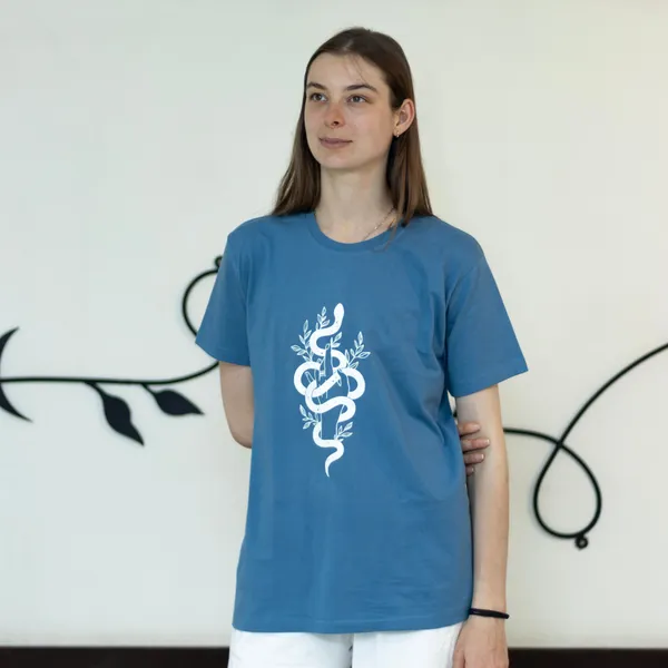 Blue_Mystical_Snake_Unisex_Azure_T_Shirt