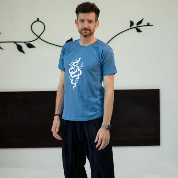 Blue_Mystical_Snake_Unisex_Azure_T_Shirt