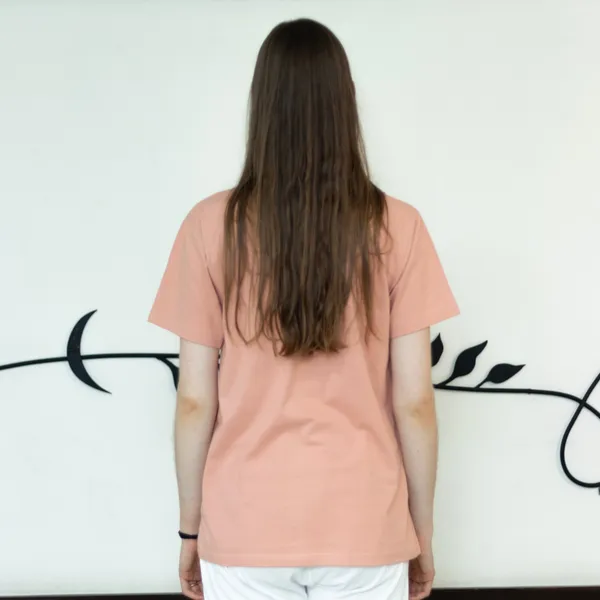 Dusty_Pink_Mystical_Snake_Unisex_T_Shirt