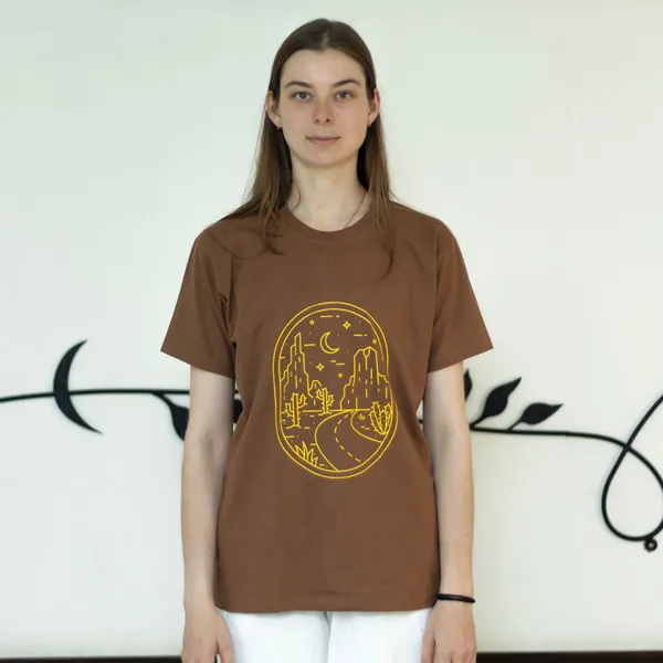Brown_Desert_Night_Unisex_T_Shirt