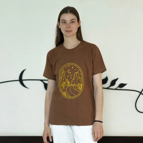 Brown_Desert_Night_Unisex_T_Shirt